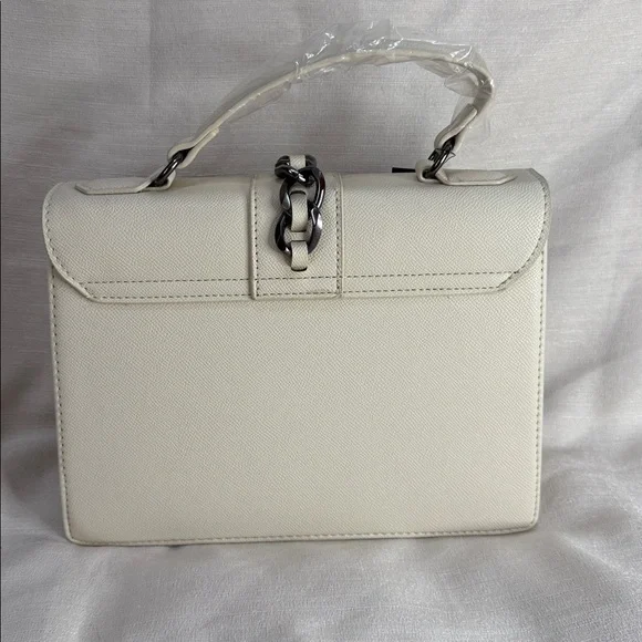 Badgley Mischka Studded Off White Bag - Picture 4 of 11